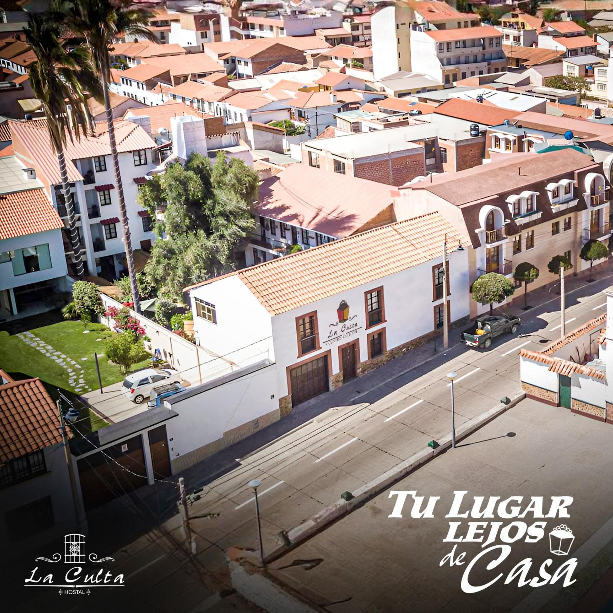 La Culta Centro Cultural Y Hostal Сукре Екстер'єр фото